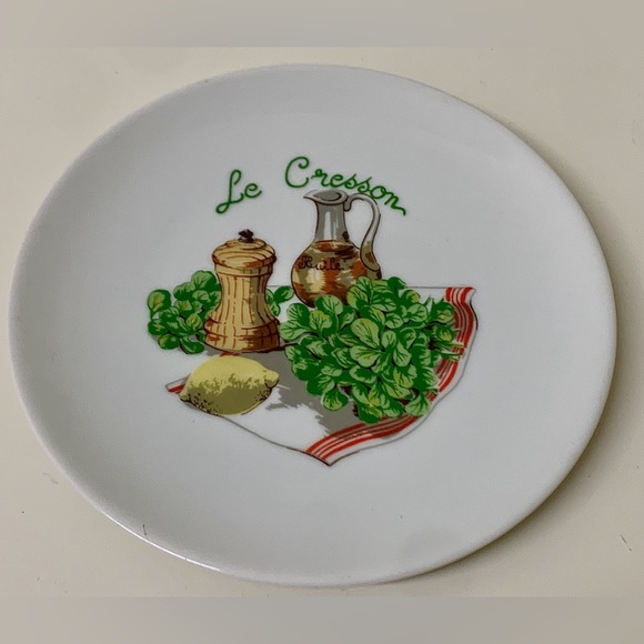 Mid Century Vintage JK Bavaria Western Germany Le Cresson Salad Plate - Picture 7 of 14